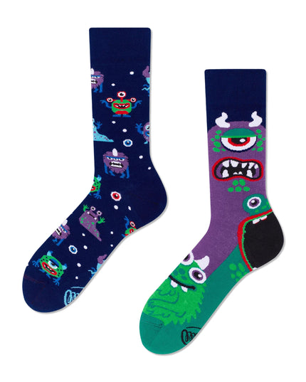 Many Mornings Socks - The Monsters