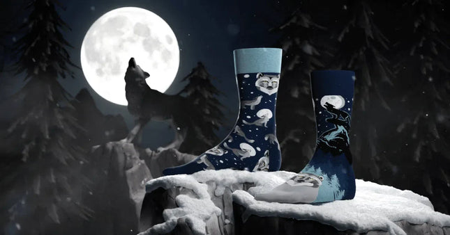 Winter Wolf Socks