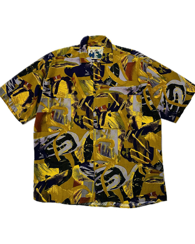 Vintage Mario's Button-Up Shirt - Holiday Sweater Collection