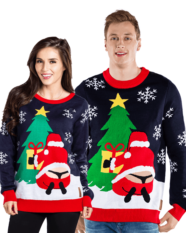 Matching Winter Wale Tail Couples Ugly Christmas Sweater