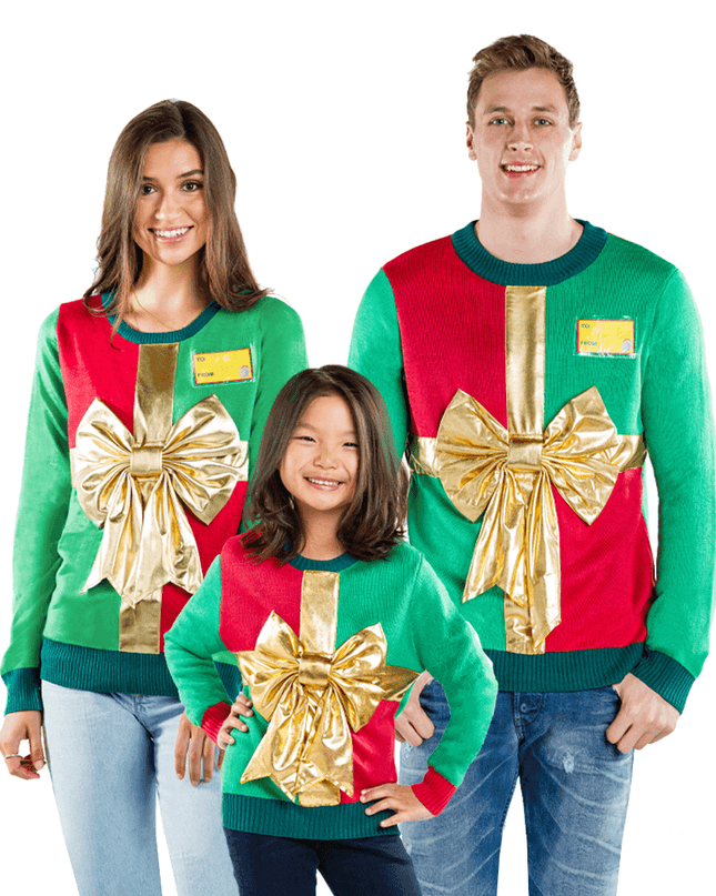 Matching Christmas Present Family Christmas Sweaters