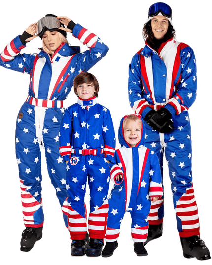 Matching Americana Family Snow Suits