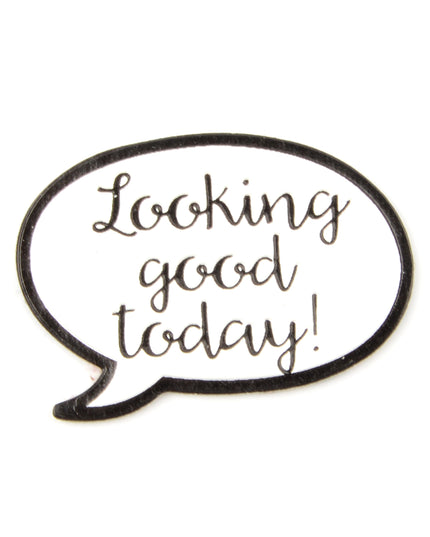 Hyvännäköinen tarra ystävänpäiväksi