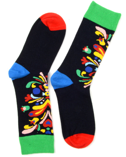 Folk Pattern Socks - Fun and Traditional