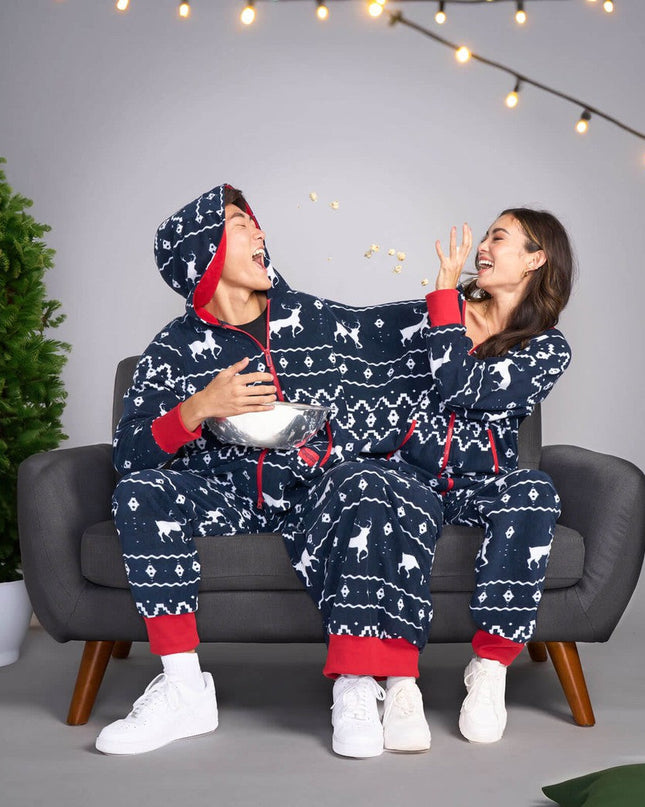 Blue Reindeer Twosie