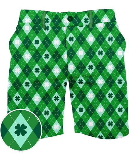 Men's Argyle Clover Shorts