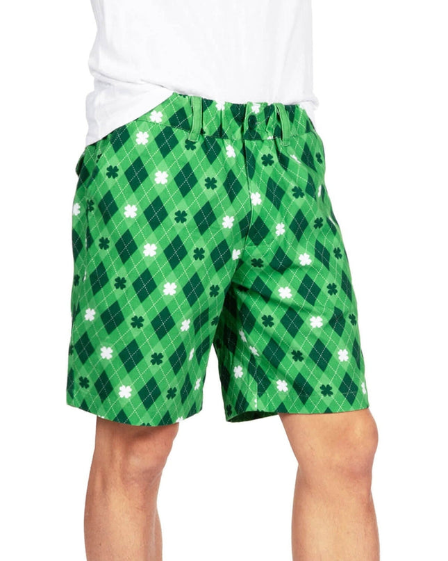 Men's Argyle Clover Shorts