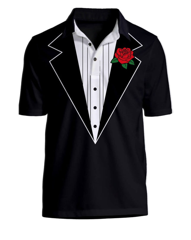 Men's Tuxedo Pickleball Shirt