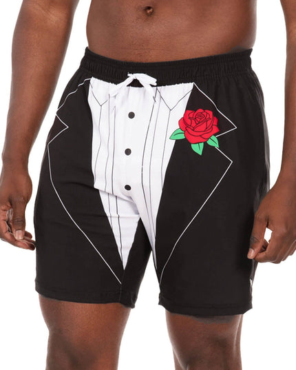 Tuxedo Stretch Swim Trunks - 7.5" Inseam