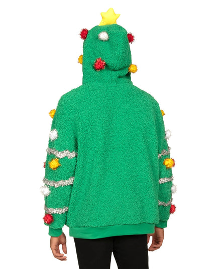 Men's Oh Christmas Tree Hooded Ugly Christmas Sweater