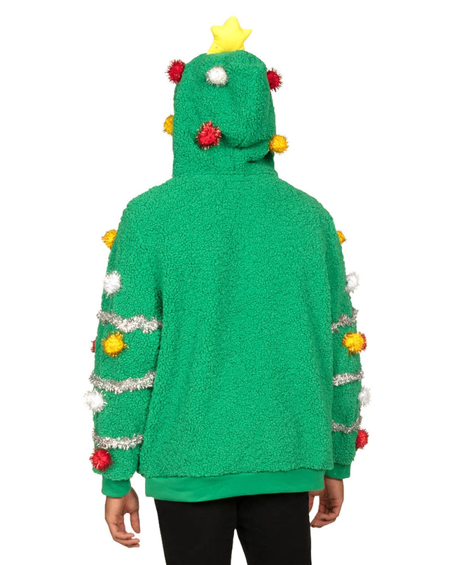 Men's Oh Christmas Tree Hooded Ugly Christmas Sweater