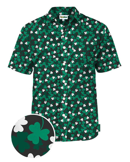 Men's Clover Confetti Button Down Shirt