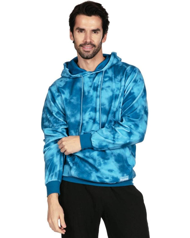 Men's Deep Blue Fleece Hoodie