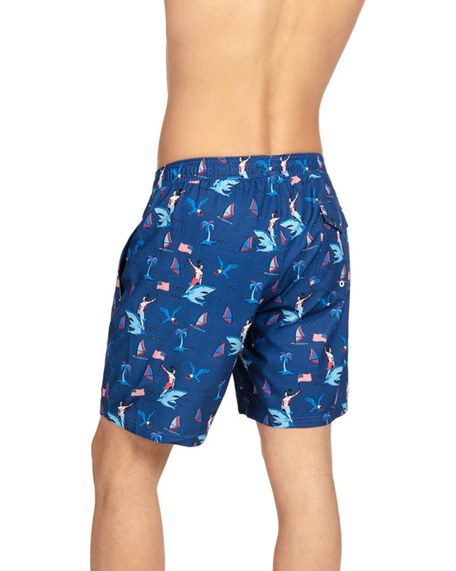Fin Riding Founder Stretch Swim Trunks - 7.5" Inseam