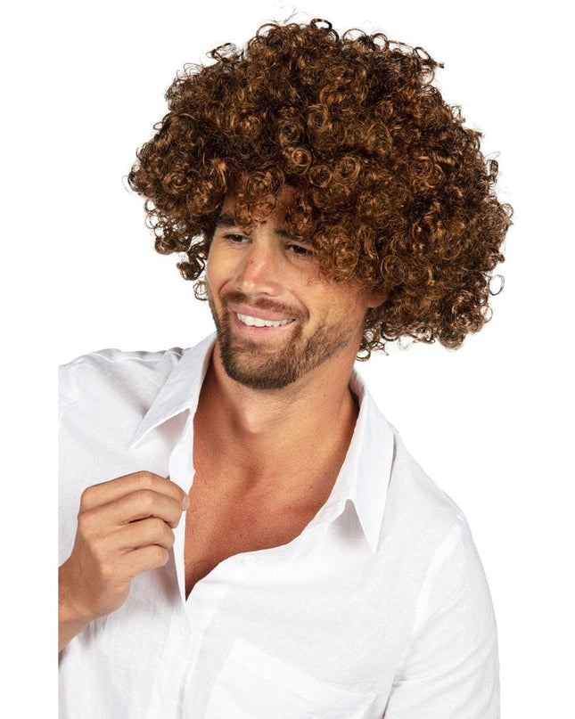 Brown Afro Wig