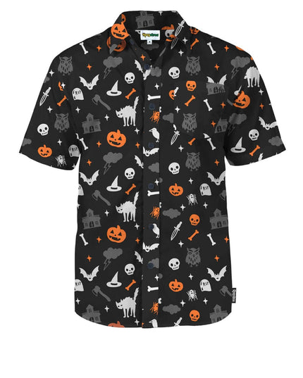 Men's Halloween Night Button Down Shirt