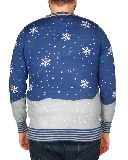 Men's Romantic Bumble Big and Tall Ugly Christmas Sweater