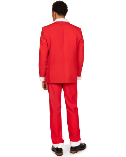 Men's Furry Santa Blazer with Tie