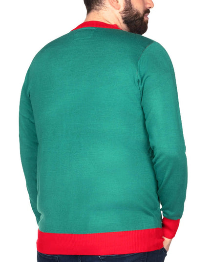 Men's Santa's Coming Big and Tall Ugly Christmas Sweater