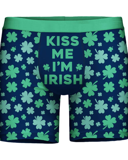 Men's Kiss Me I'm Irish Boxer Briefs