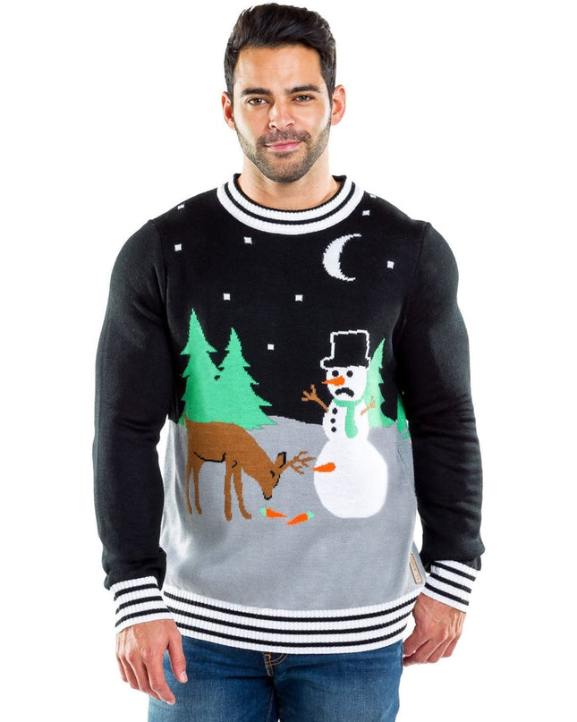 Men's Carrot Trail Nightmare Ugly Christmas Sweater