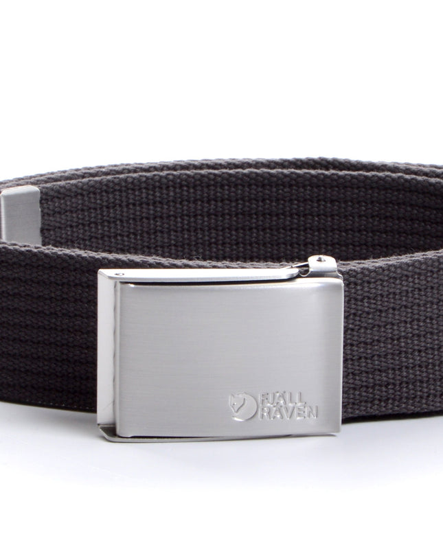 Fjallraven Canvas Belt in Dark Grey
