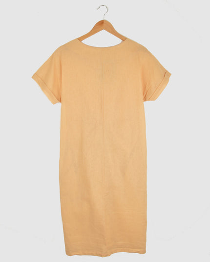 Canvas Summer Dress - Beige