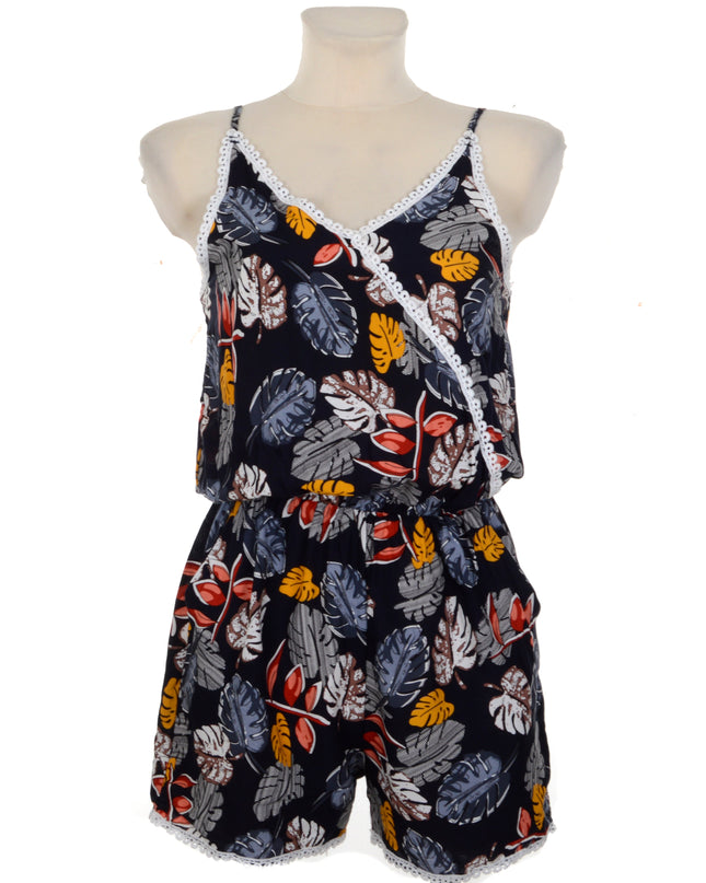 Monstera Design Romper