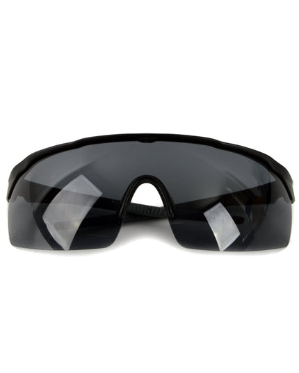 Musta moottoripyöräilijä-aksesuaari