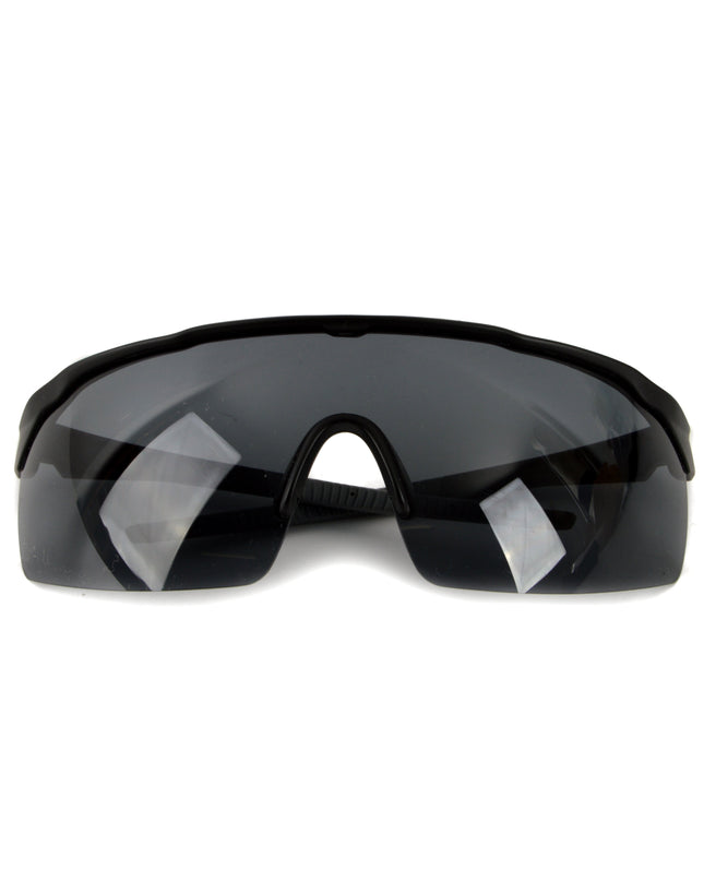 Musta moottoripyöräilijä-aksesuaari