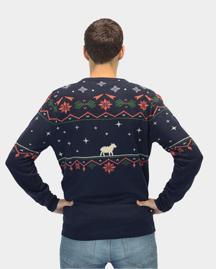 Nativity Scene Christmas Sweater for Men