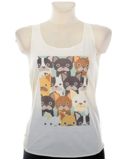 Dog Print Tank Top for All