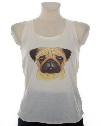 Pug Design Tank Top for All