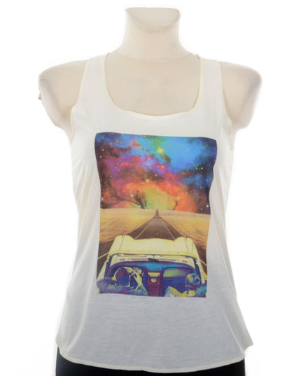 Galaxy Print Tank Top for All