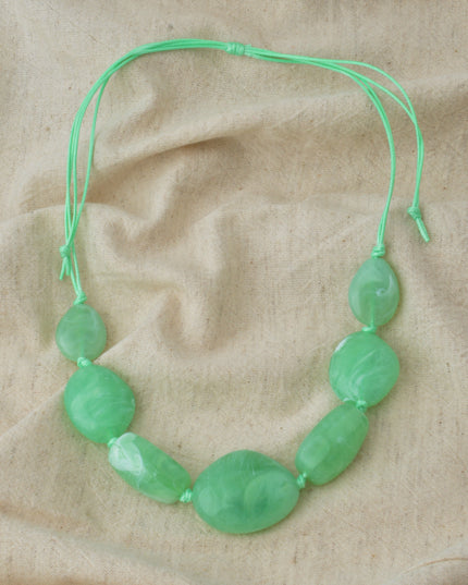 Necklace - Green Bead