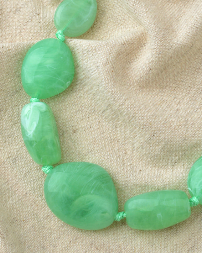 Necklace - Green Bead