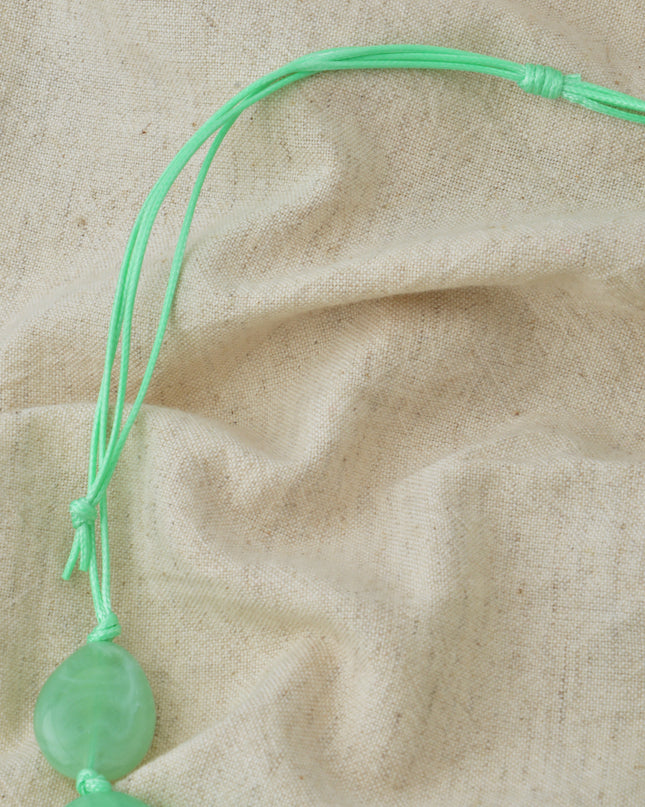 Necklace - Green Bead