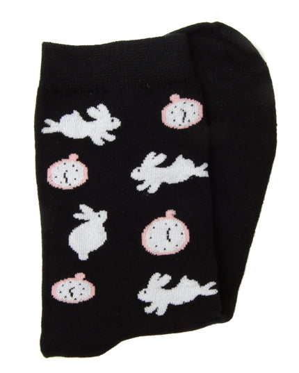Fun Christmas Socks - Bunny Design