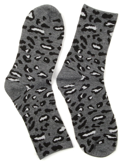 Fun Christmas Socks - Grey Spotty Style