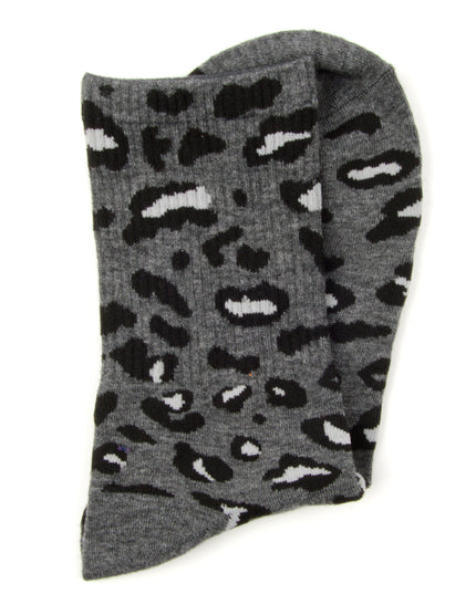 Fun Christmas Socks - Grey Spotty Style