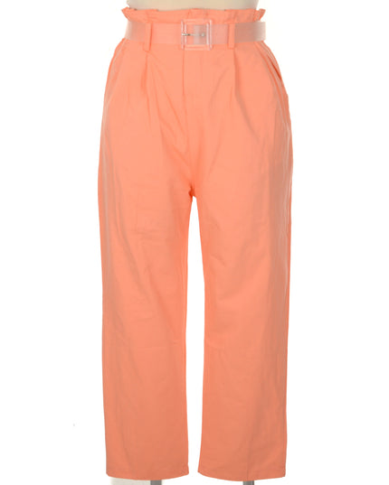 Belted Pink Pants - Stylish Loungewear