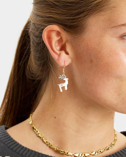 Christmas Reindeer Earrings