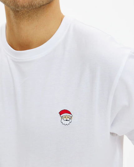 Unisex Christmas T-Shirt "Santa" in White