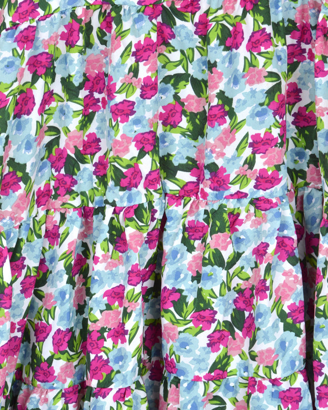 2in1 Dress - Purple Floral