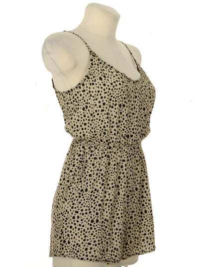 Brown Polka Dot Romper