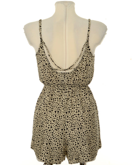 Brown Polka Dot Romper