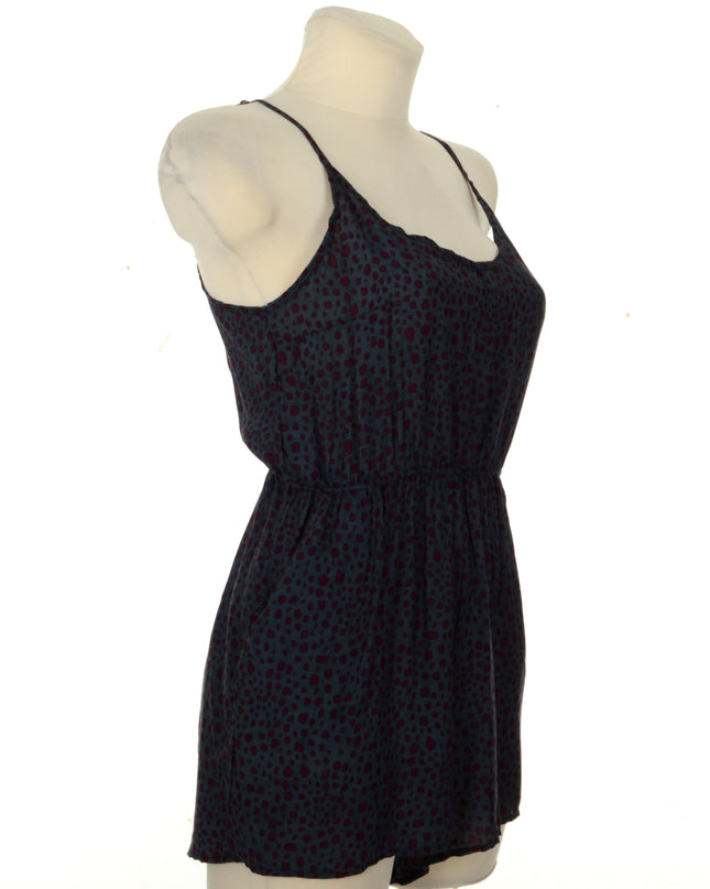 Gray Polka Dot Romper