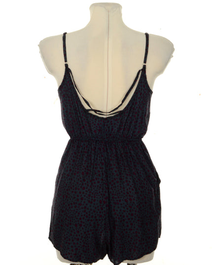 Gray Polka Dot Romper