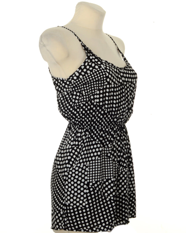 Black Polka Dot Romper
