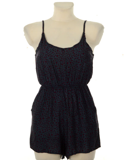 Gray Polka Dot Romper